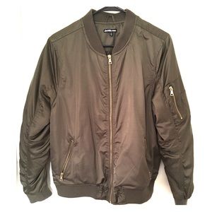 Charlotte Russe Army Green Bomber Jacket